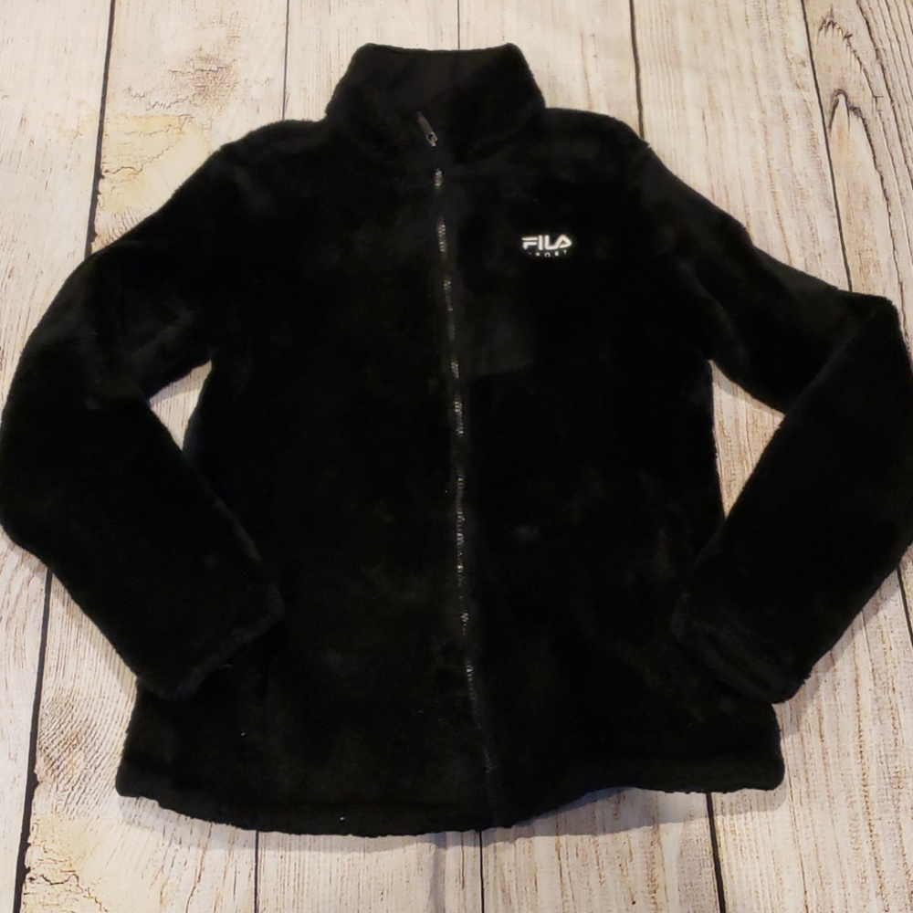 Fila I zip-up huzzie jacket size medium #cj
